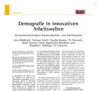Demografie in innovativen Arbeitswelten